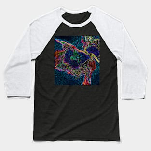 Black Panther Art - Glowing Edges 98 Baseball T-Shirt